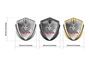 Toyota Car Badge High-End Look Drift Sports